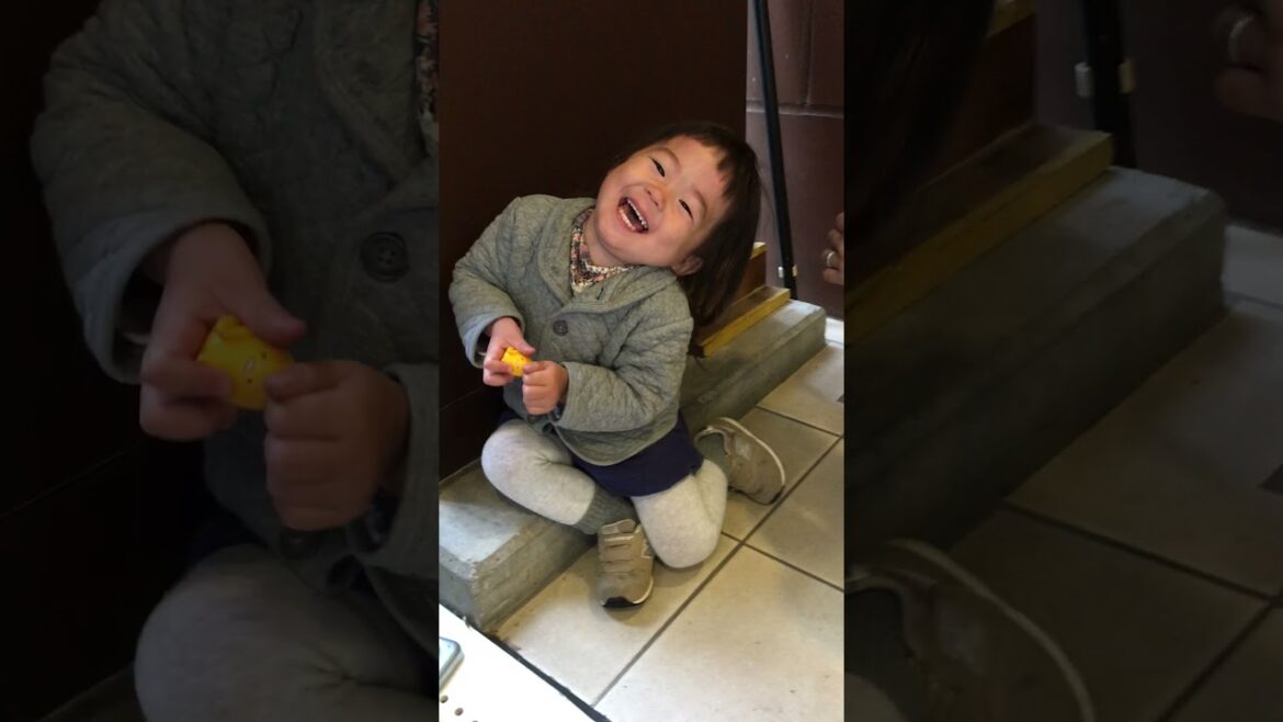 松崎しげるのガチャに爆笑する２歳児　＃Shorts
