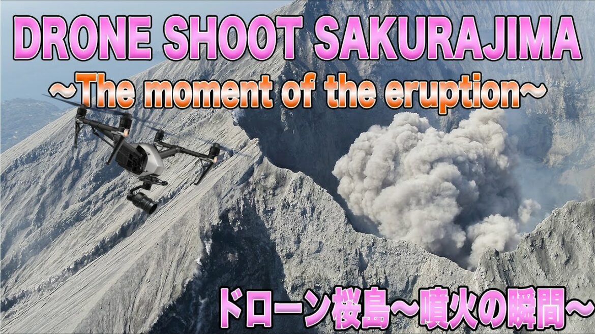 【4K】DRONE SHOOTS of SAKURAJIMA ~The moment of the eruption~ 桜島 噴火の瞬間をドローンで空撮【#DJI #INSPIRE2 #MAVIC3】