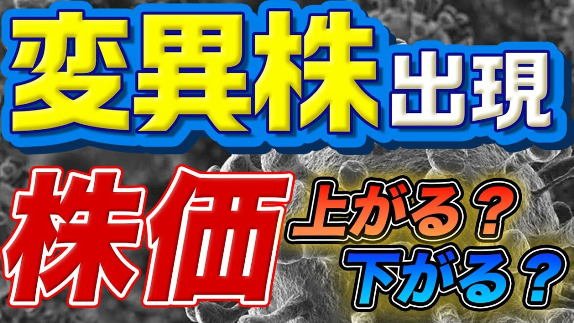 【相場攻略シリーズ】新変異株（オミクロン）の出現で株価が大幅下落！今後はどうなるの？