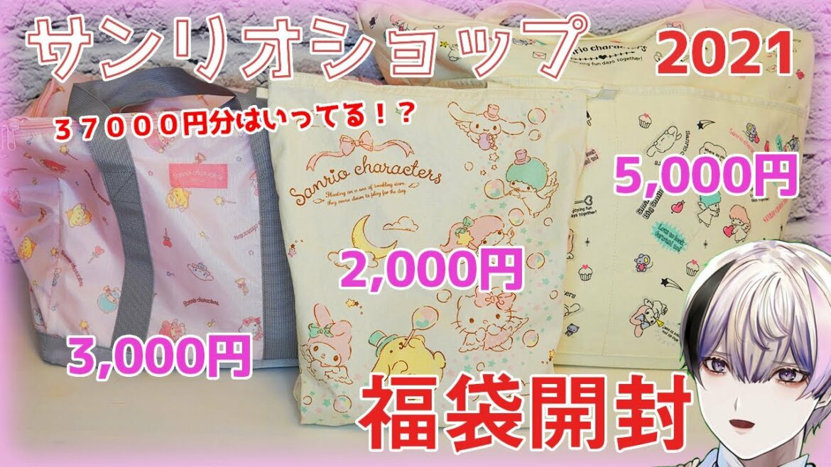 【サンリオ福袋2021】サンリオショップ福袋を全種類紹介！【サンリオ購入品】