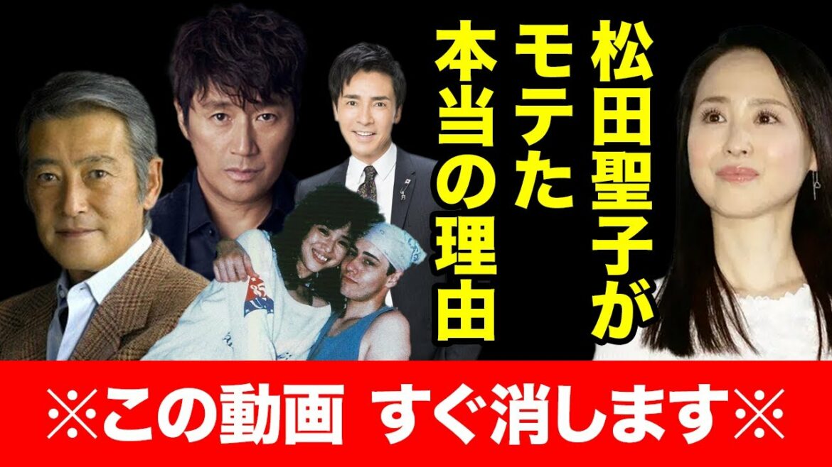 【武田邦彦】※タブー暴露※ 松田聖子さんはなぜモテたのか…この動画を見れば、その理由は全てお分かり頂けます！