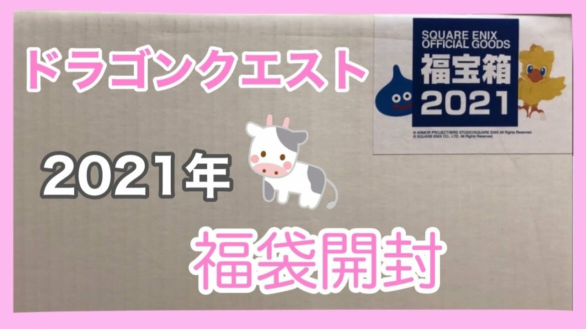 【福袋開封】ドラクエ福袋2021開封動画【スクエニ】