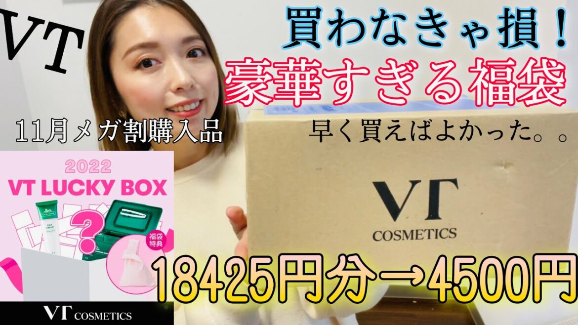【VT 福袋】Qoo10メガ割購入品です！Cセット開封！豪華すぎてうれしい！シカ/スーパーヒアルロン/韓国コスメ/スキンケア