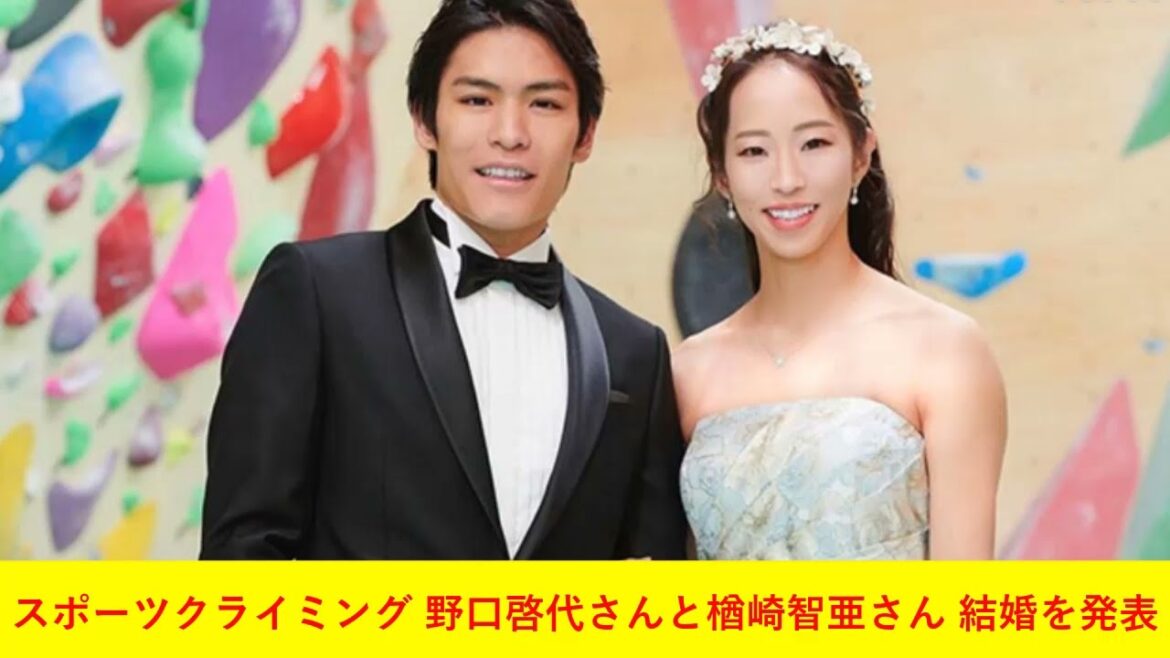 スポーツクライミング 野口啓代さんと楢崎智亜さん 結婚を発表2021年12月25日
