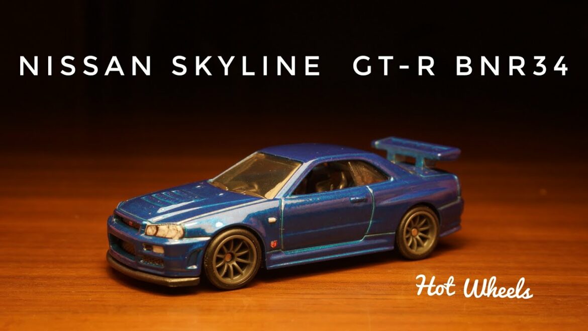 ホットウィール  NISSAN SKYLINE  GT-R BNR34 Hot Wheels