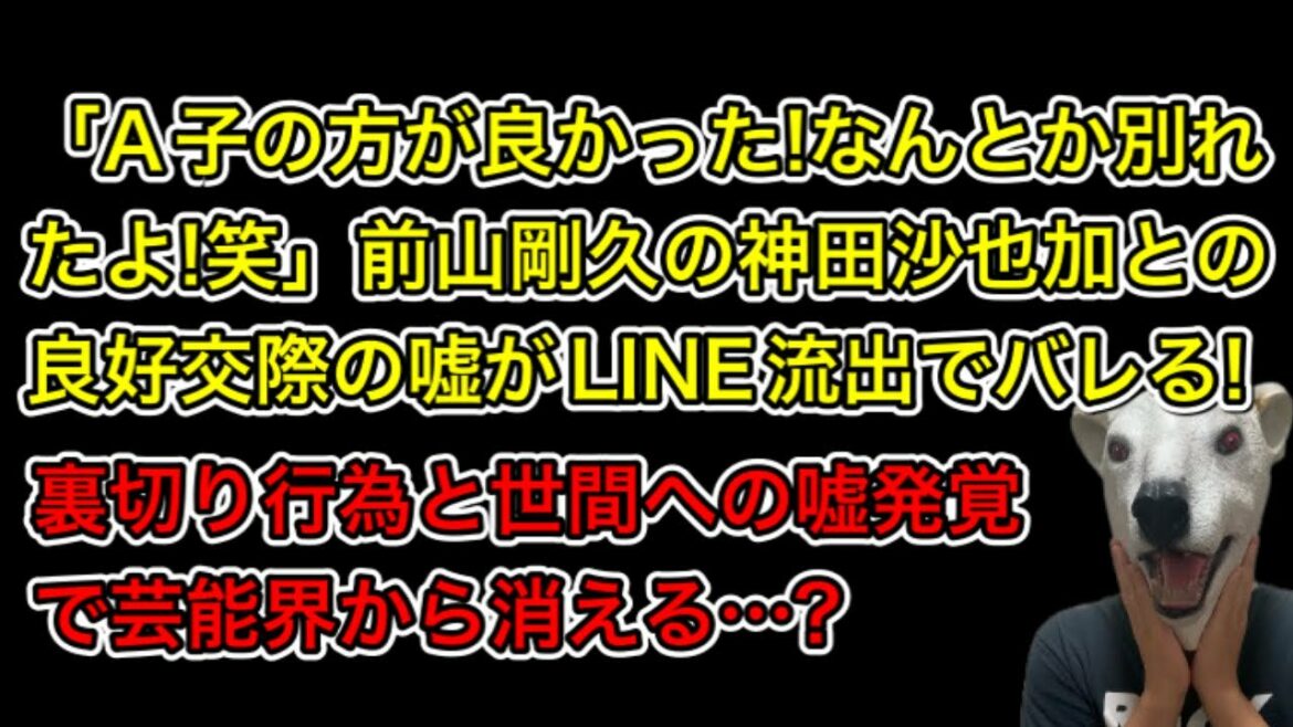 前山剛久の神田沙也加とは真剣交際だったという嘘バレる!連絡とり続けていたアイドルとのLINE流出で芸能界から消える…?