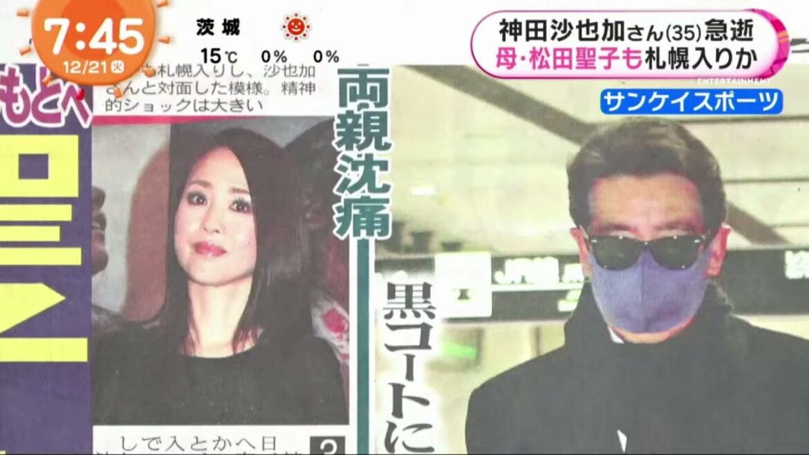 父神田正輝沙也加さん(35)と対面『めざましテレビ』2021年12月21日