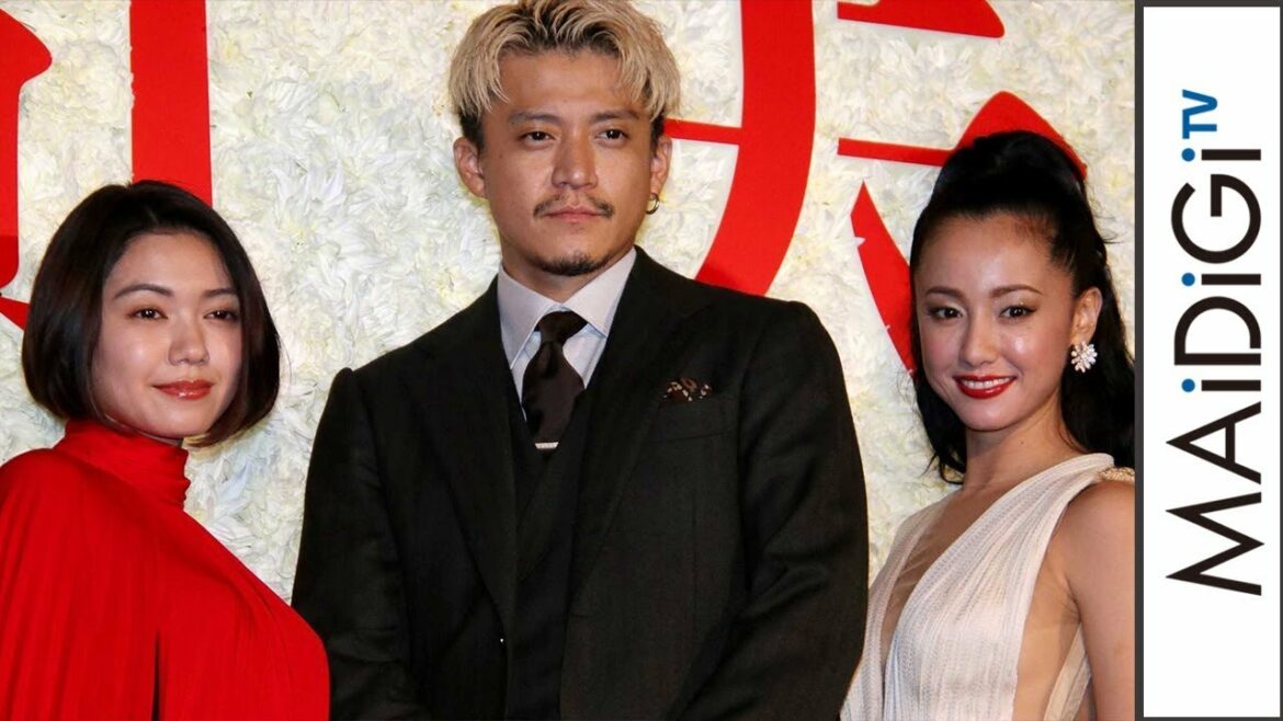 小栗旬「日本を感じられる作品」沢尻エリカ＆二階堂ふみらと映画「人間失格 太宰治と3人の女たち」ジャパンプレミア