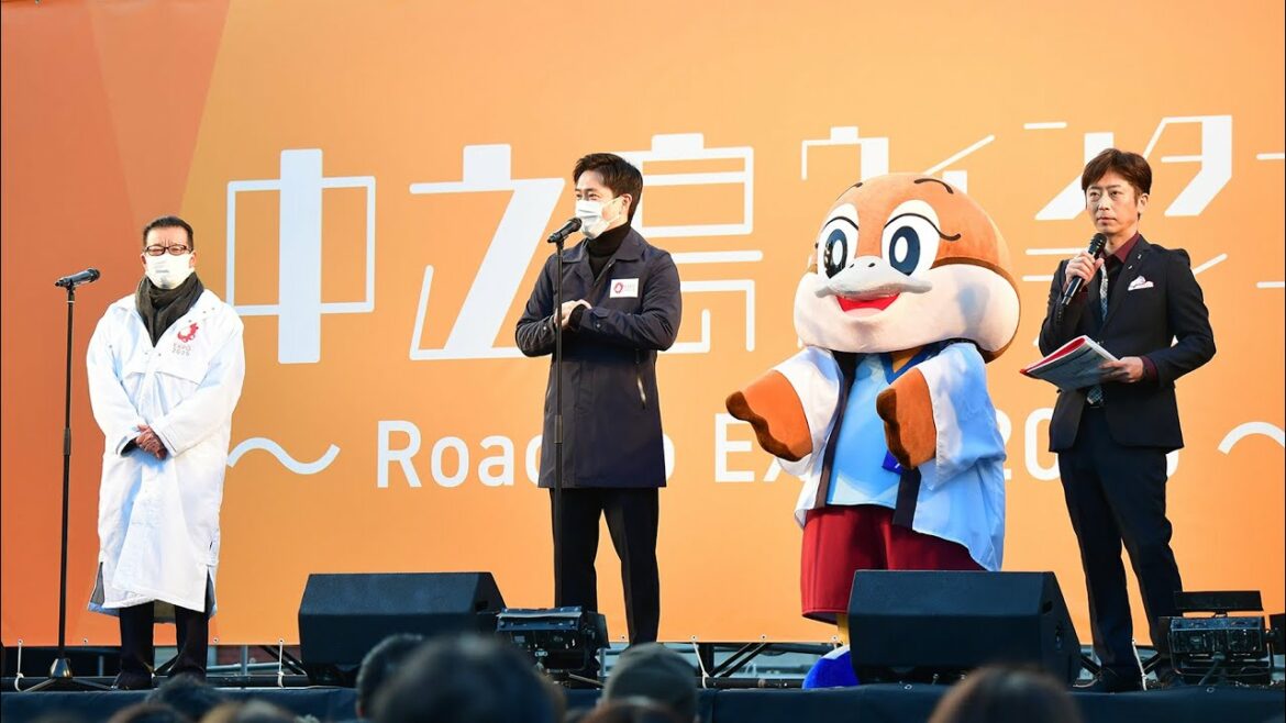 「中之島ウィンターパーティー」吉村洋文大阪府知事、松井一郎大阪市長