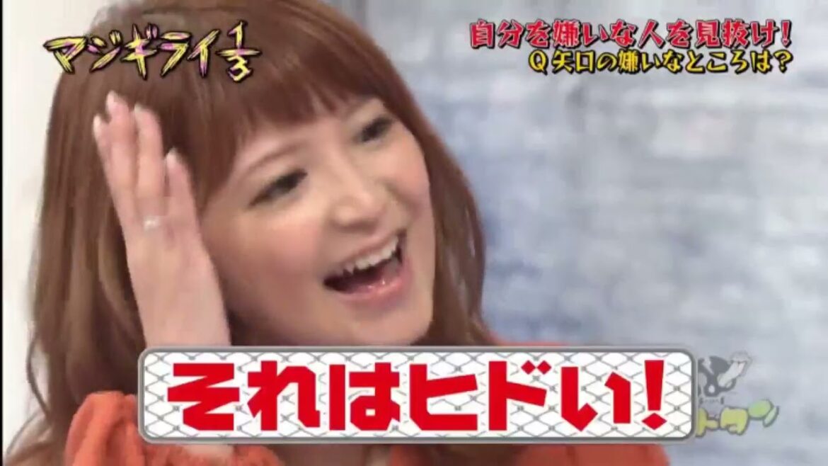 『ゴッドタン』 マジギライ１／３　矢口真里編】矢口ｖｓ岡井…泥仕合！