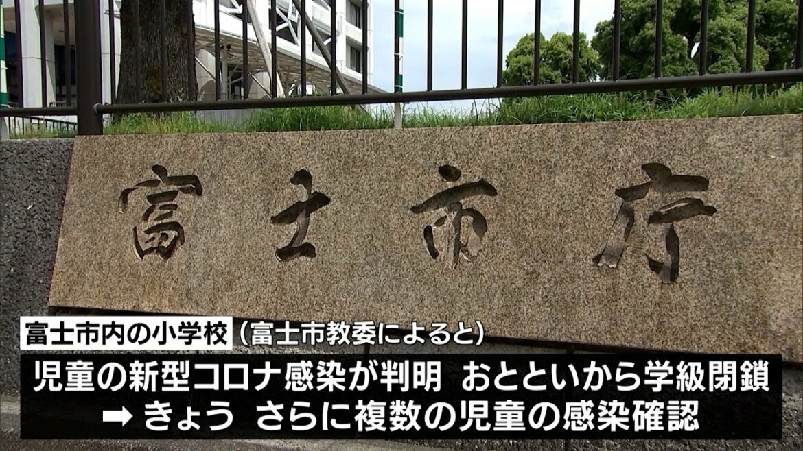 【 新型コロナ】富士市の小学校で複数児童が感染 12月6日から3日間臨時休校