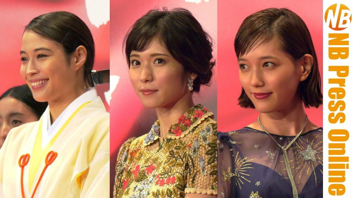 [4K]広瀬アリス、松岡茉優、本田翼 編 第30回東京国際映画祭レッドカーペット