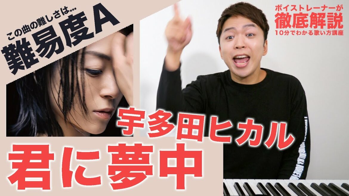 【歌い方】君に夢中 / 宇多田ヒカル（難易度A）【ドラマ 最愛】【歌が上手くなる歌唱分析シリーズ】