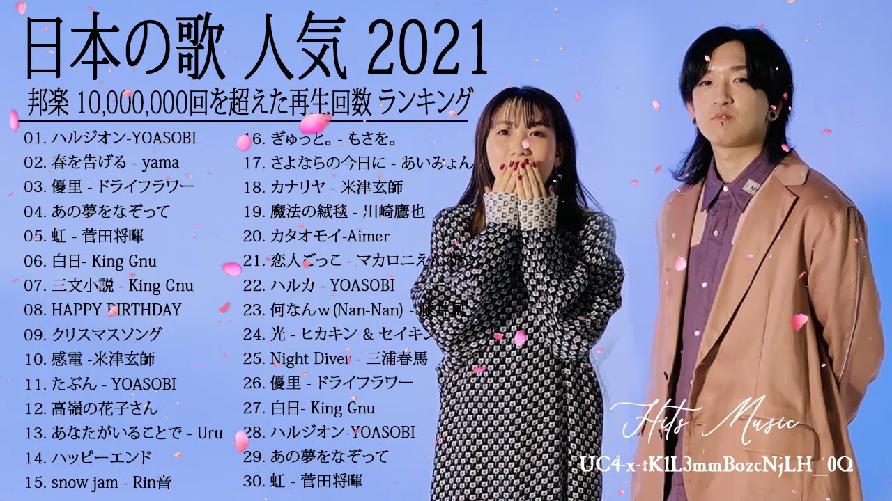2021 年 ヒット 曲 ランキング