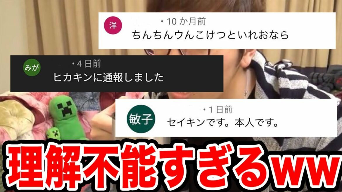 ヒカキンキッズのコメント欄がマジでヤバいwwww