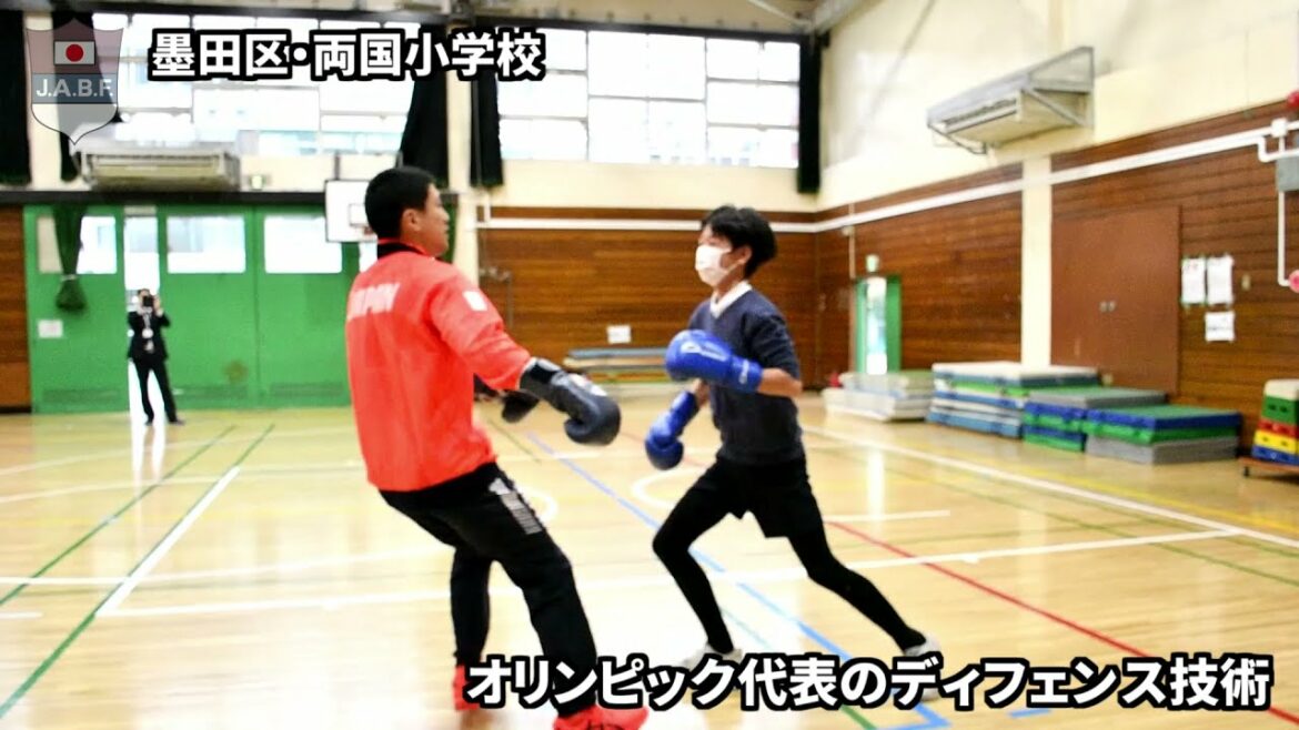 オリンピック日本代表に全力アタック！小学生のボクシング体験