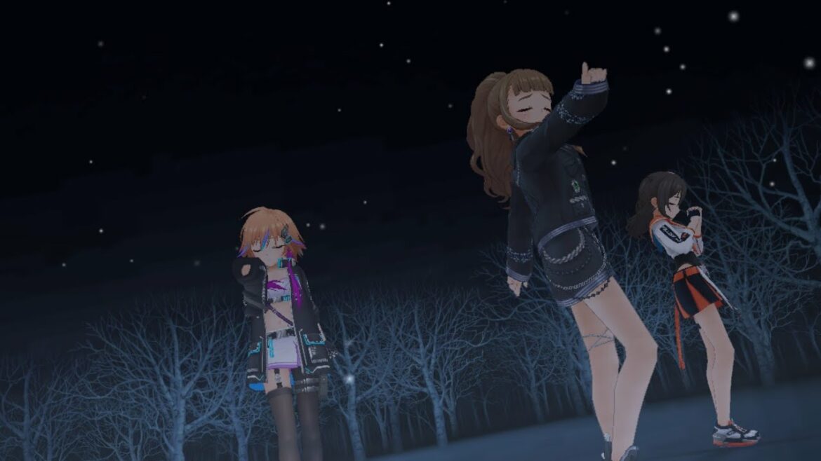 [デレステ] Frost / Kamiya Nao 神谷奈緒, Sunazuka Akira 砂塚あきら,Ninomiya Asuka 二宮飛鳥