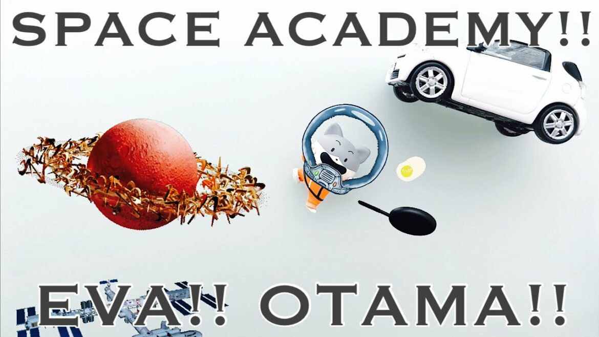 【TOYOTA iQ 】 宇宙なんちゃら こてつくん !!  宇宙遊泳 EVA おたま登場！土星へ -StopMotion-