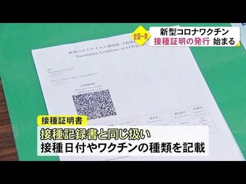 新型コロナワクチン接種証明の発行始まる(熊本) (21/12/20 18:30) 新型コロナワクチン接種証明の発行始まる(熊本) (21/12/20 18:30)
