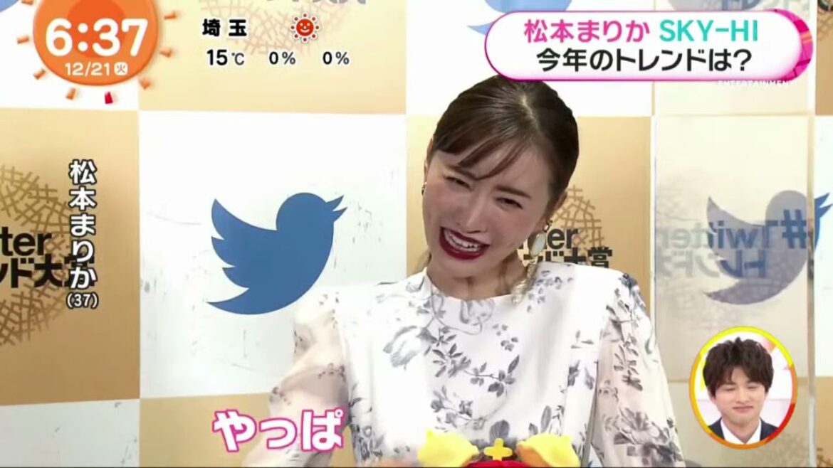 【BE:FIRST】松本まりかSKY-HI今年のトレンドは?『めざましテレビ』2021年12月21日