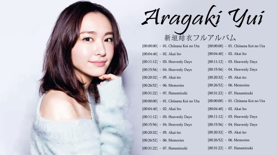 【 Aragaki Yui 】新垣結衣人気曲 | 新垣結衣おすすめの名曲 | Best Songs Of Aragaki Yui