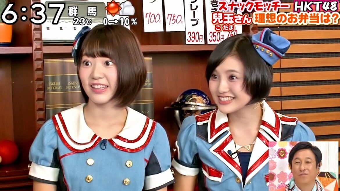 【Full HD 60fps】 HKT48 宮脇咲良 兒玉遥 in スナックモッチー (2015.04.25)