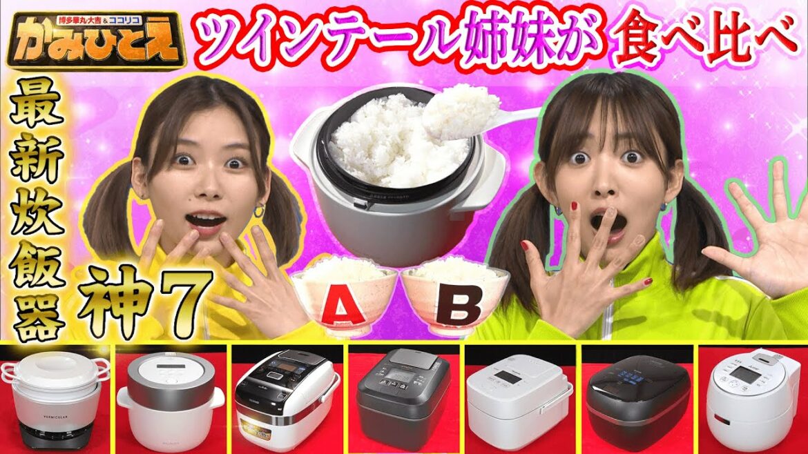 【夏菜＆朝日奈央】ツインテール姉妹の家電ハンター〜どの炊飯器で炊いたんジャー！？〜