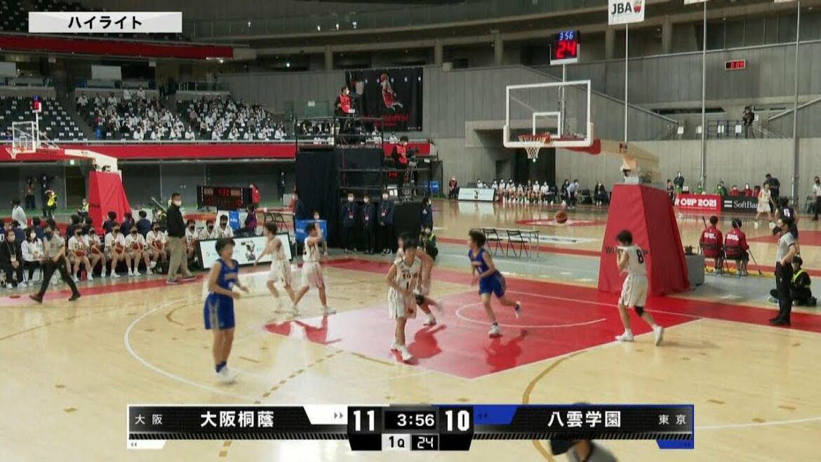 【ウインターカップ2021】大阪桐蔭 vs 八雲学園 | 女子1回戦（2021.12.23）