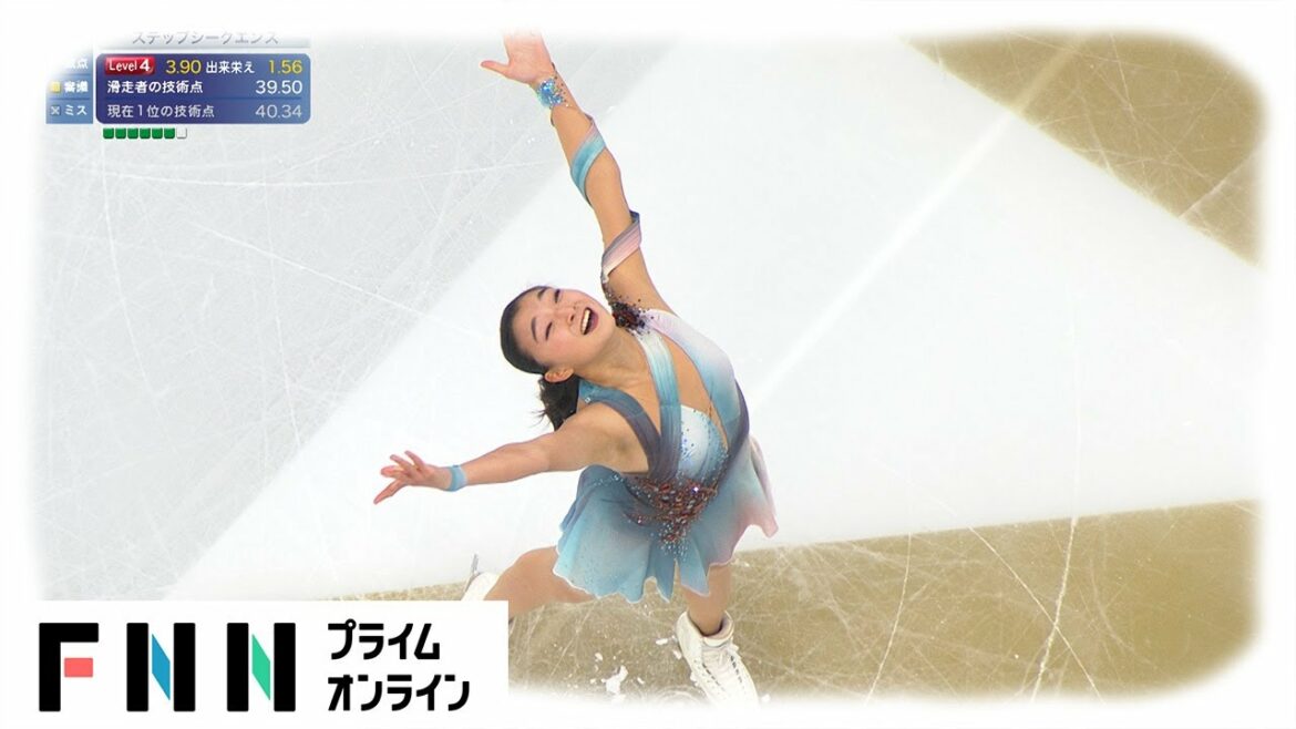 【全日本フィギュア選手権2021】速報！12/23 女子SP1位 坂本花織選手＜ノーカット＞