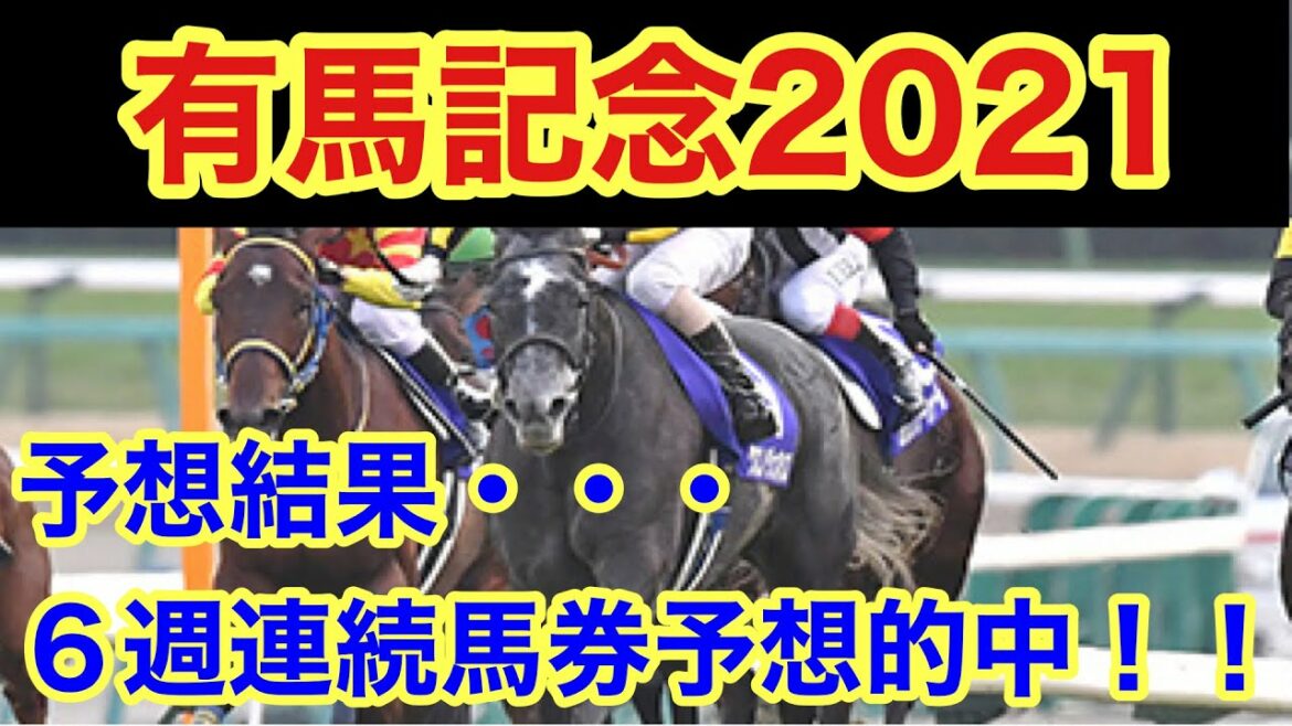 【競馬予想結果】第66回有馬記念馬券予想結果発表！！６週連続馬券予想的中出来たのでしょか！！