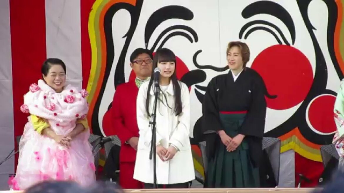 清原果耶　あさが来た　ふゆ役　2016.1.9　大阪道頓堀