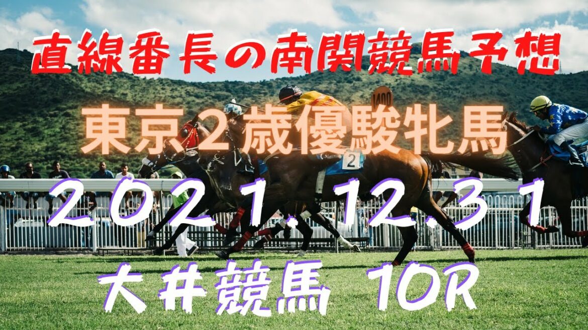 地方競馬予想【大井競馬】12月31日　【東京２歳優駿牝馬】予想