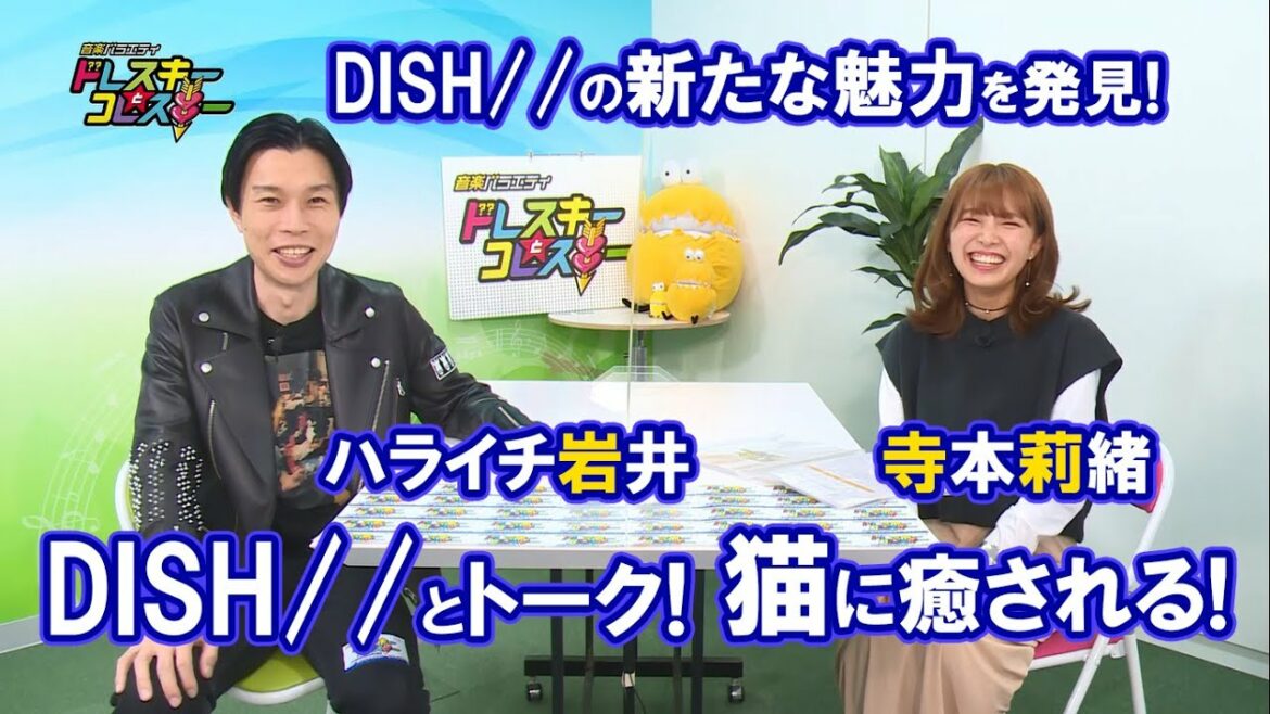 ハライチ岩井勇気と寺本莉緒がDISH//とトーク！学生応援！猫に癒される！【ドレスキーとコレスキー＃１０見逃し配信】