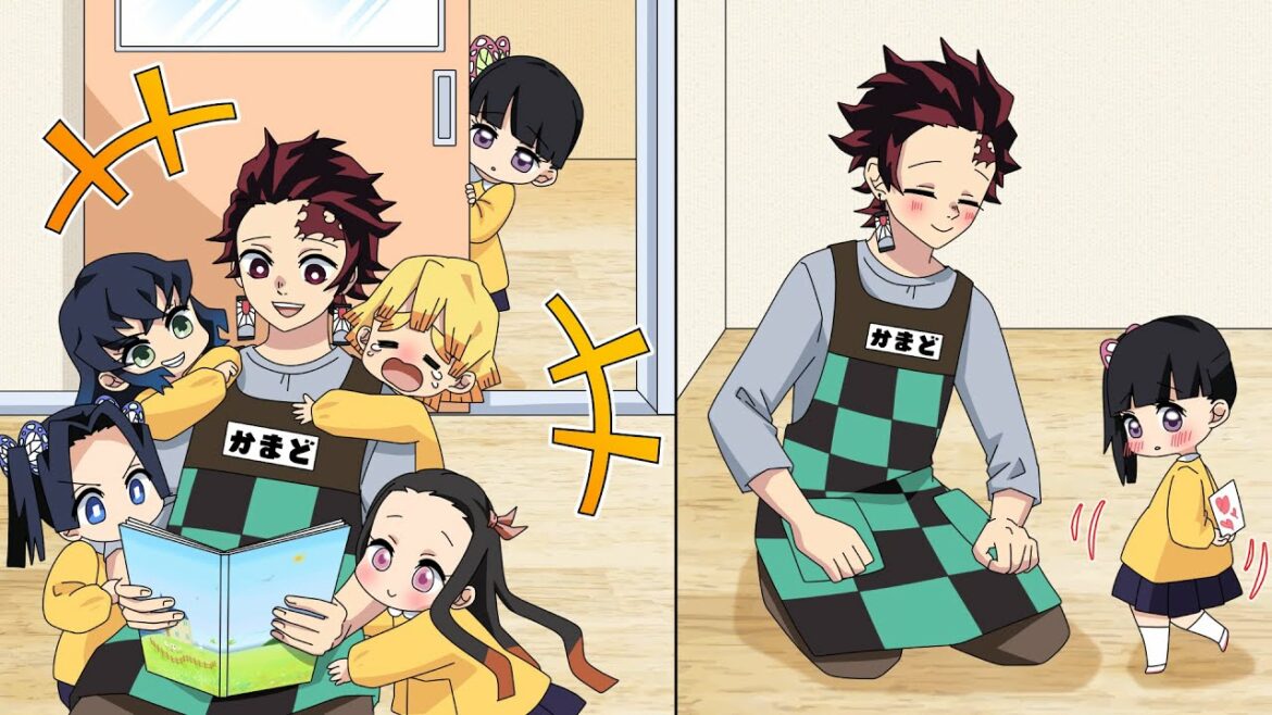 【キメツ幼稚園物語】園児のカナヲちゃんが炭治郎先生に告白する姿が可愛すぎる。優しい炭治郎先生とのほっこり純愛物語【鬼滅の刃/炭カナ/禰豆子/伊之助/善逸/アオイ】