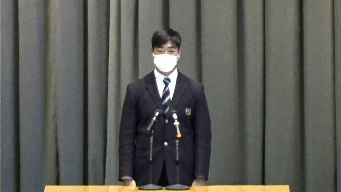 2021年2学期　終業式・壮行式