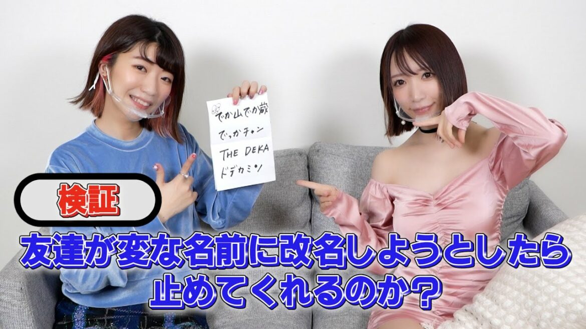 【コラボ動画】清水あいりは友達が変な名前に改名しようとしたら止めてくれるのか？