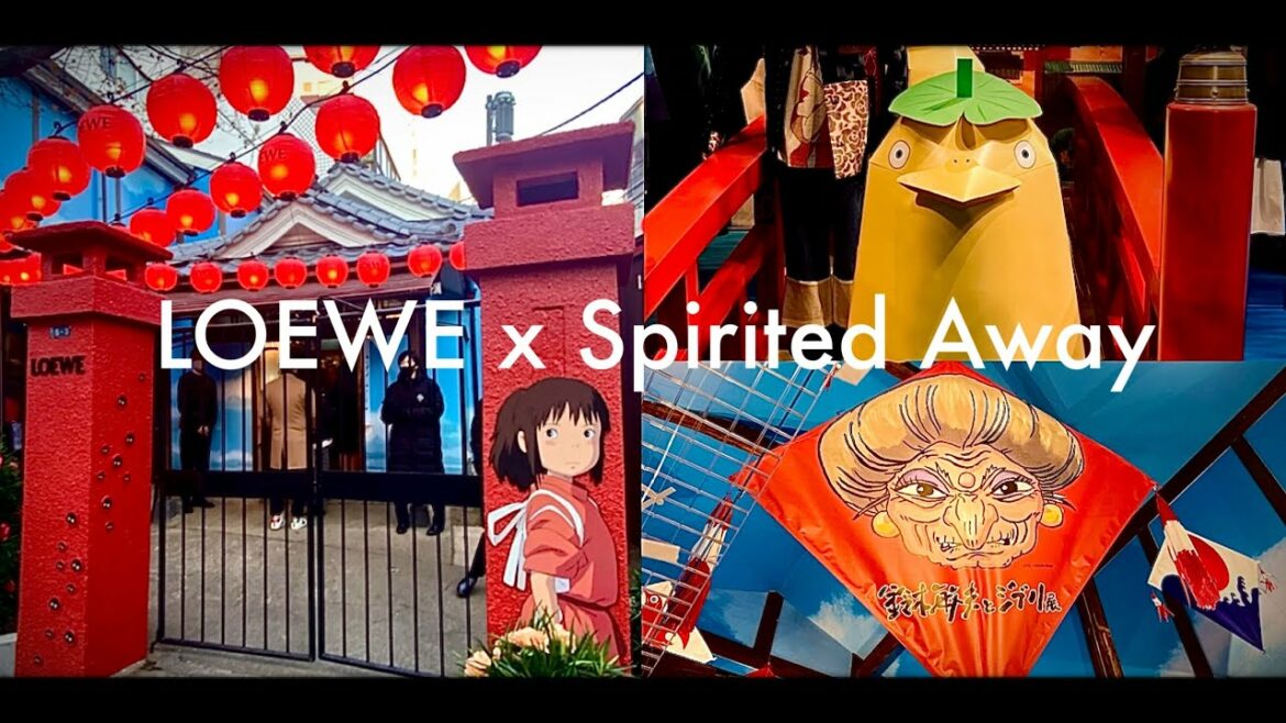 【ロエベ×千と千尋の神隠し】POPUP/表参道カフェvlog 【LOEWE x Spirited Away】
