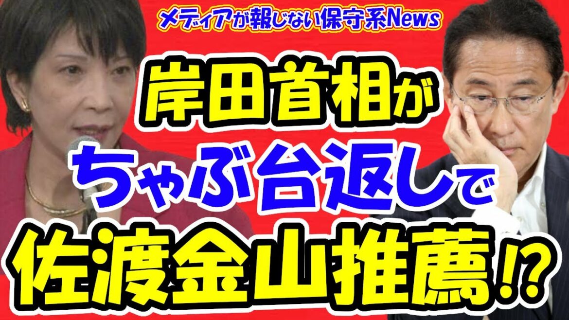 【岸田首相】高市政調会長の追求に耐えきれずお得意の「ちゃぶ台返し」で佐渡金山を推薦か！？推薦なければ岩盤保守層が離れる危機！！【メディアが報じない保守系News】【佐渡金山】