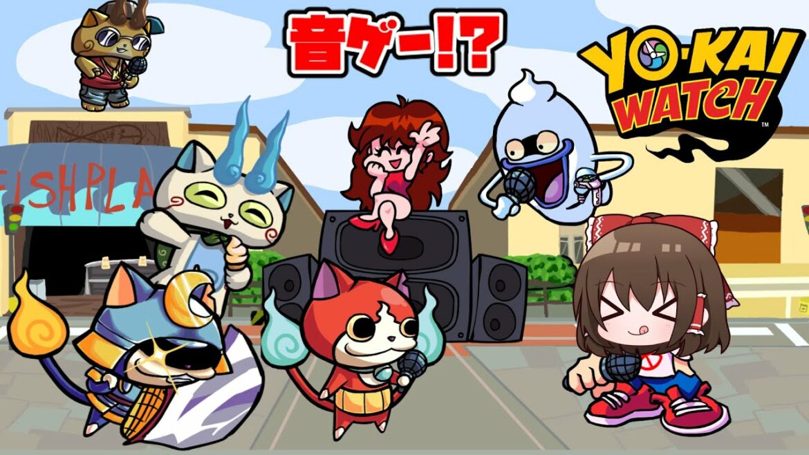 【FNF】妖怪ウォッチが音ゲーになっちゃった！？【ゆっくり実況】【日本語翻訳】
