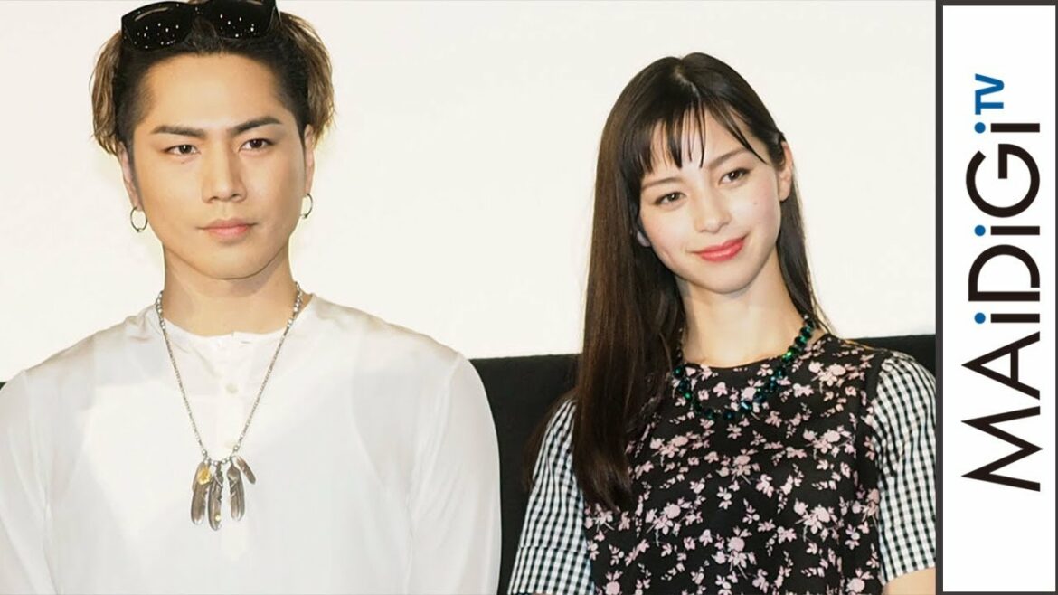 三代目JSB登坂広臣、中条あやみと観客見送るサプライズ　会場の悲鳴に「そんなにびっくりすること？」　映画「雪の華」大ヒット御礼イベント
