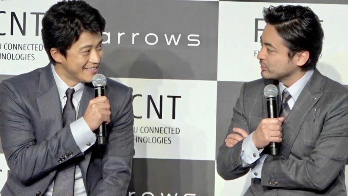 山田孝之、小栗旬に「年とったね俺ら」／富士通コネクテッドテクノロジーズ「arrows」シリーズ2019年夏モデル・新CM発表会