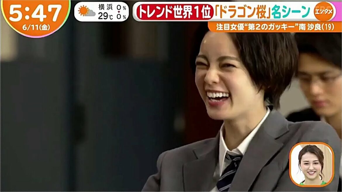 平手友梨奈出演『ドラゴン桜』第7話SNSでバズったシーン！今回もトレンド世界1位！ゆりやん英語の特別講師！はやドキ！第2のガッキー南沙良と新垣結衣は6月11日が誕生日！
