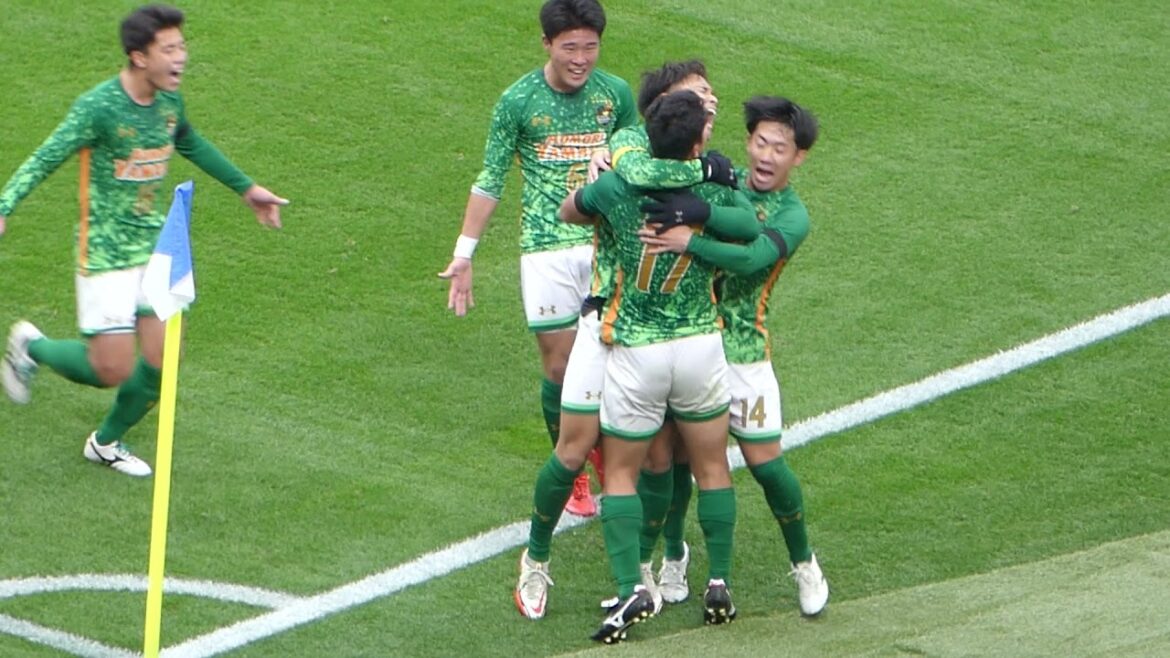 青森山田渡邊星来ヘディングでダメ押し弾クリロナパフォで喜び爆発