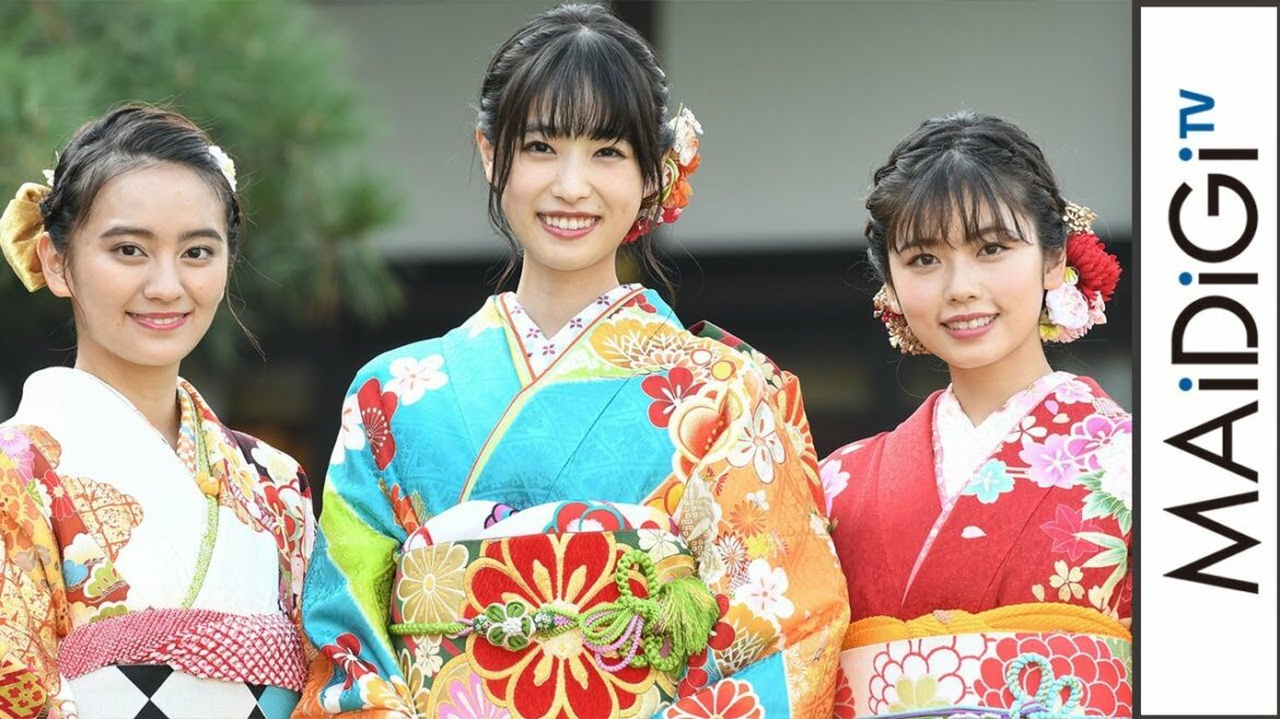高橋ひかる、岡田結実＆藤田ニコルらオスカー美女11人が晴れ着“競演”