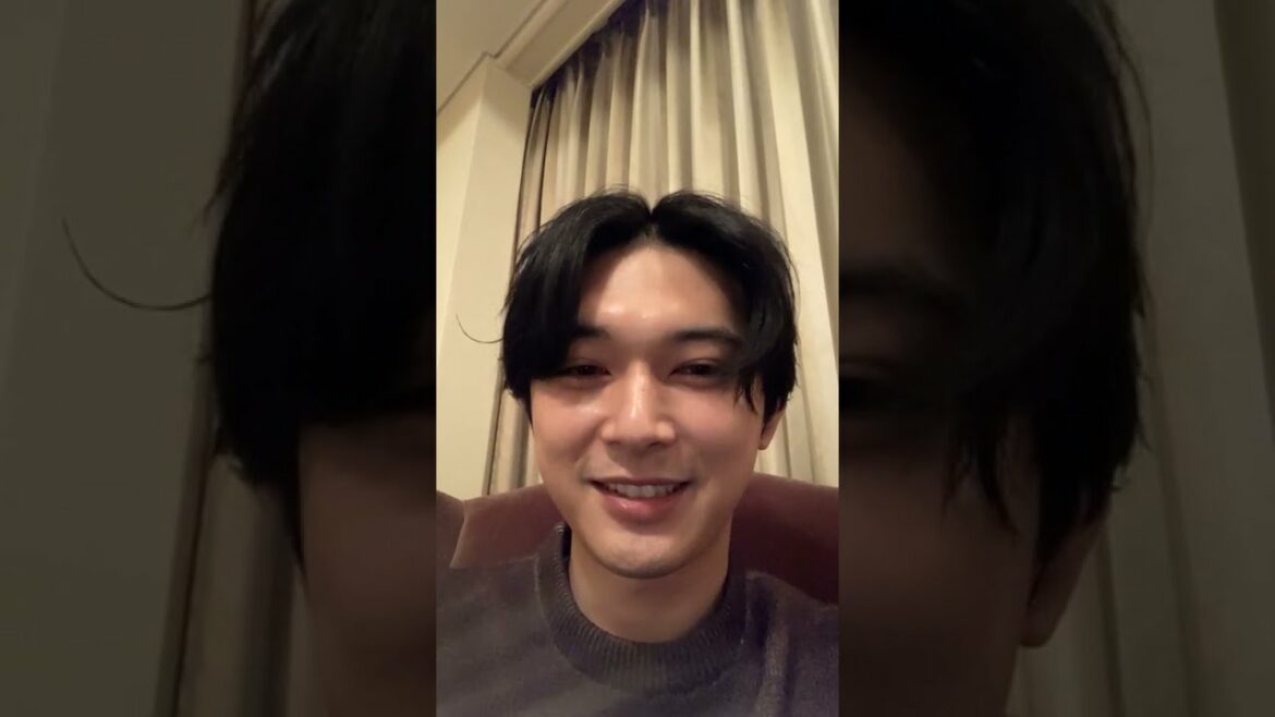 Ryo Yoshizawa First Instagram Live 12.26.2021