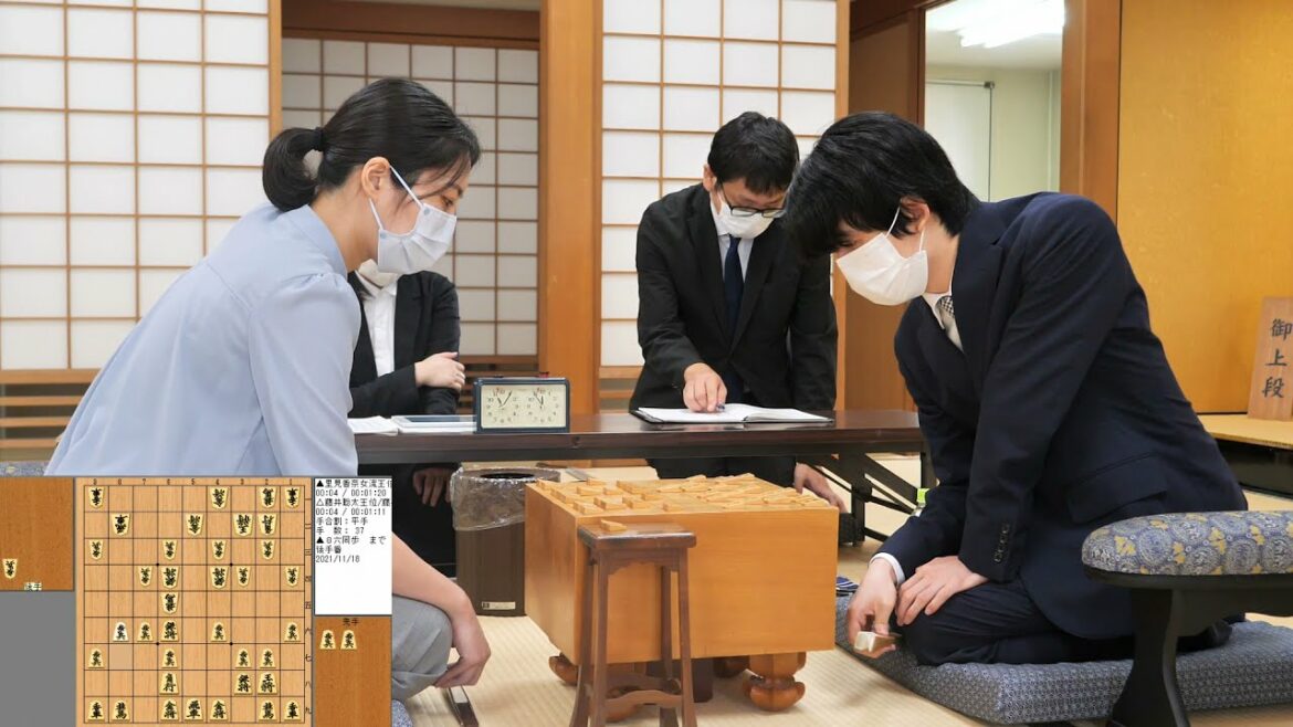 【フルバージョン】藤井聡太王位VS里見香奈女流王位【記念対局】