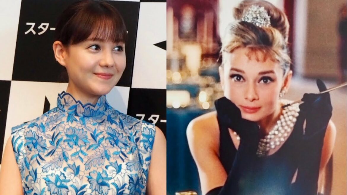 トリンドル玲奈がまるでオードリー・ヘプバーン！ファッションやメイクを真似した姿が美しい！【映画】