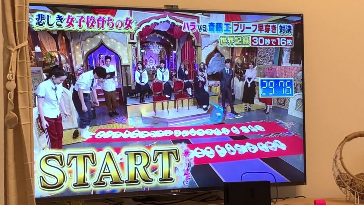斎藤工ブリーフ早ばき対決