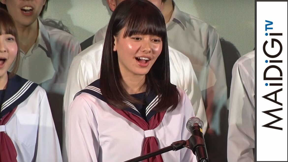 山本舞香、久松郁実らと「桜ノ雨」を“生合唱”！　映画「桜ノ雨」学生限定試写会2