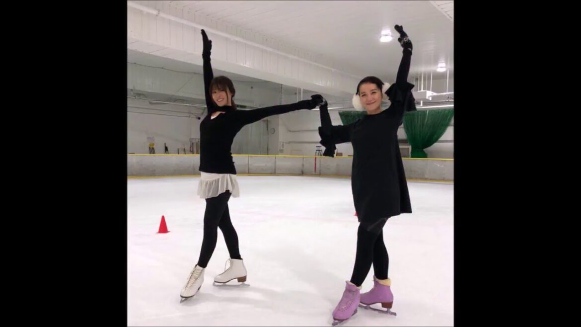 【深田恭子】篠原ともえさんとスケートレッスン